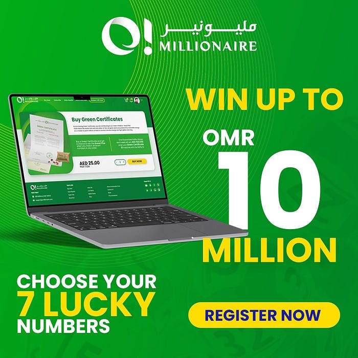 Go Green And Win Big With Omillionaire S Green Certificate Lottery By