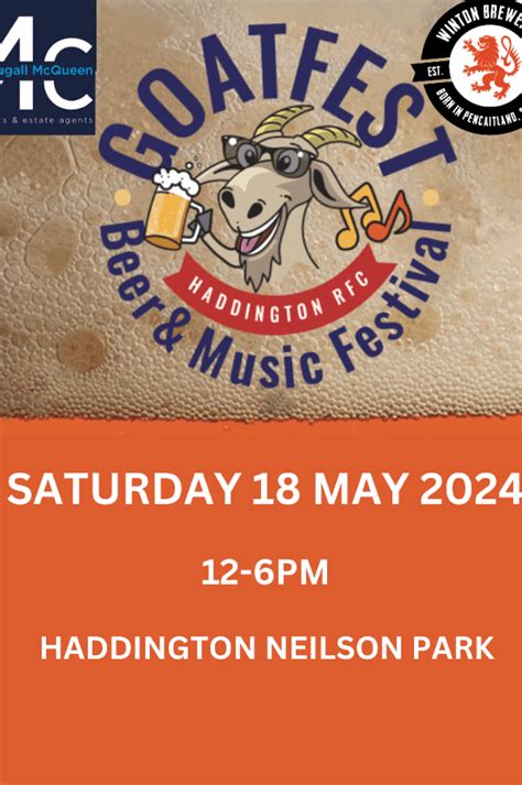 Goatfest Haddington Beer Amp Music Festival Over 18 Only At