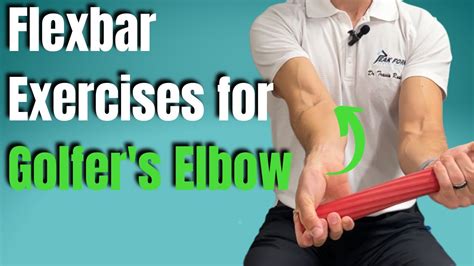 Golfer S Elbow Flexbar Exercises San Diego Sports Chiropractic Youtube