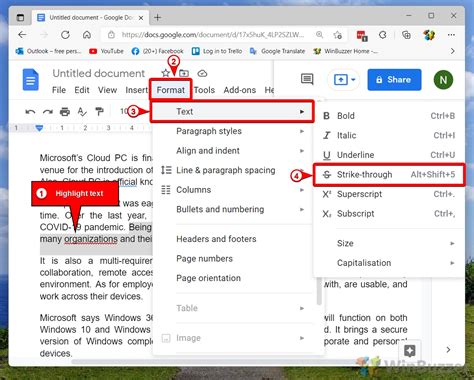 Google Docs Strikethrough: Quickly Cross Out Text