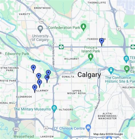 Google Map Calgary