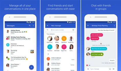 Google Messaging App