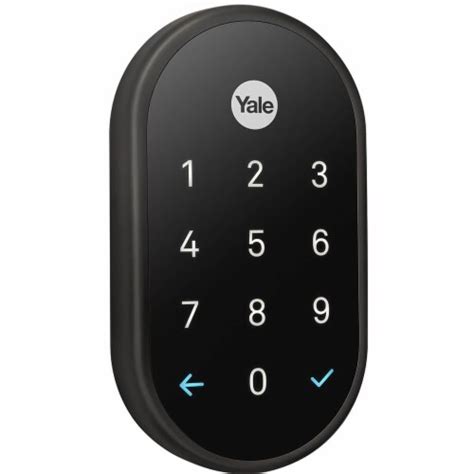 Google Nest X Yale Lock With Nest Connect In Black Suede The Home