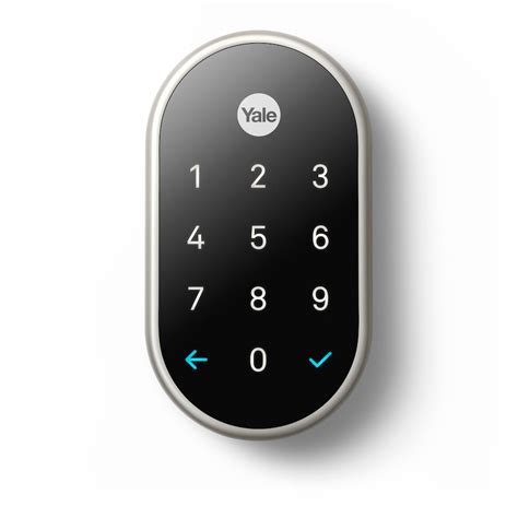 Google Nest X Yale Smart Lock Satin Nickel The Home Depot Canada