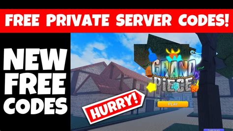 Gpo Add These Private Server Codes Grand Piece Online Youtube