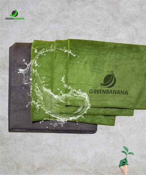 Greenbanana | Micro Vezel Sport Handdoek 100% Katoen | 30 X 110 Cm ...