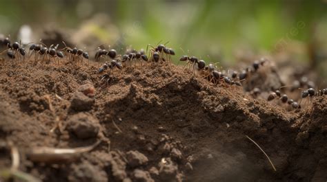 Group Of Ghost Ants On Blank Background