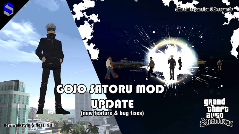 Gta San Andreas Update Gojo Satoru Jujutsu Kaisen Mod New Features