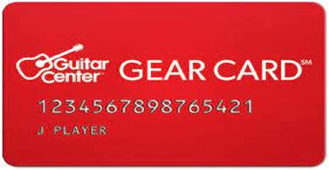 Guitar Center Credit Card Pre Approval Guitar Center Gear Card Login