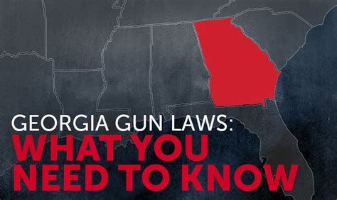 Gun Laws In Georgia