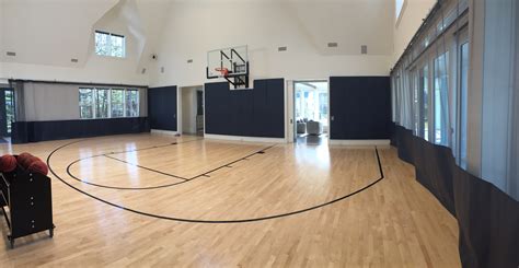 Gym With Basketball Court