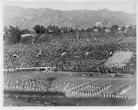 Halftime At The 1936 Rose Bowl Stanford Band On The Field Flickr