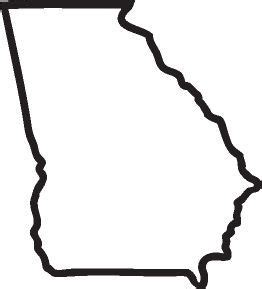 Happy 248Th Birthday To The State Of Georgia Georgia Outline State