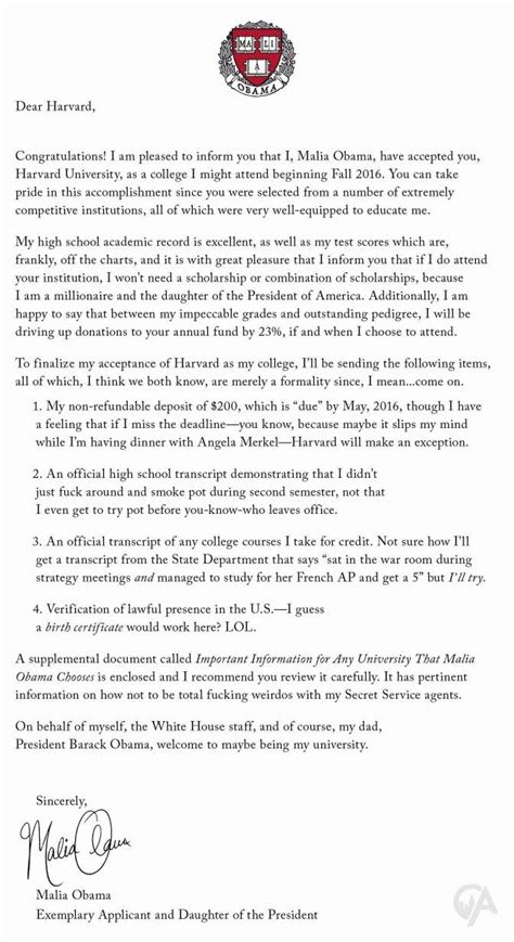 Harvard Waitlist Letter