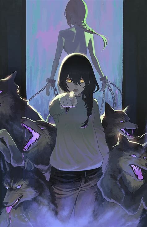 Hd Wallpaper Chainsaw Man Makima Chainsaw Man Dog Nayuta