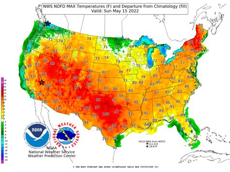 Heat Wave Conditions For The Southwestern U S More Seasonal Temps