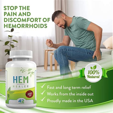 Hem Healer Hemorrhoid Treatment For Hemorrhoid Relief Reduce Swelling