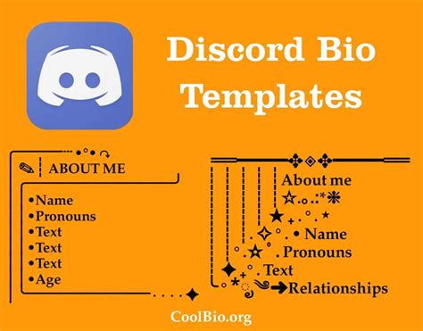 Here Are Many Discord Bio Templates Aesthetic Stylish Cool Unique