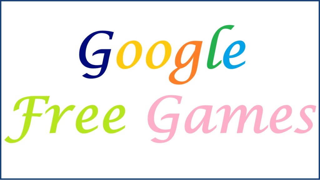 Hidden Google Games