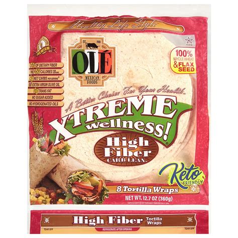 High Fiber Tortillas