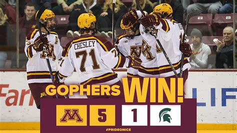 Highlights 1 Minnesota Gopher Hockey Advances To Big Ten Championship