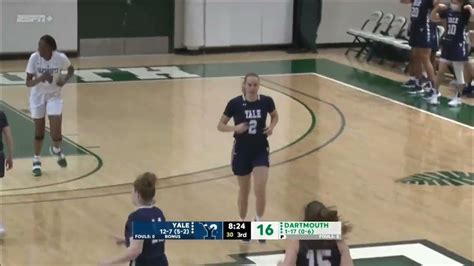 Highlights Dartmouth Women S Basketball Vs Yale Feb 4 2022 By