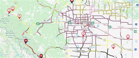 Highways Conditions And Traffic In Alberta