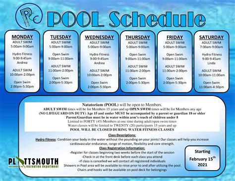 Hillcrest Aquatic: Fitness Classes And Pool Schedules