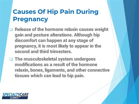 Hip Joint Pain Pregnancy