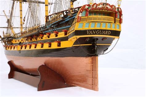 Hms Vangurd Hms Vanguard Model Ships Model Ship Building