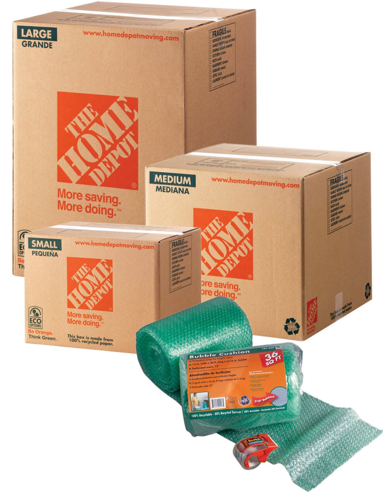 Home Depot Moving Boxes