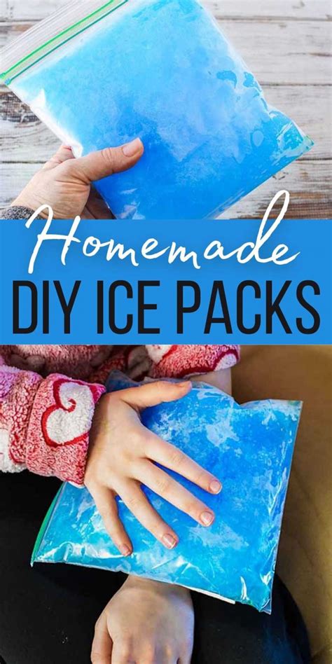 Homemade Reusable Ice Packs For Injuries