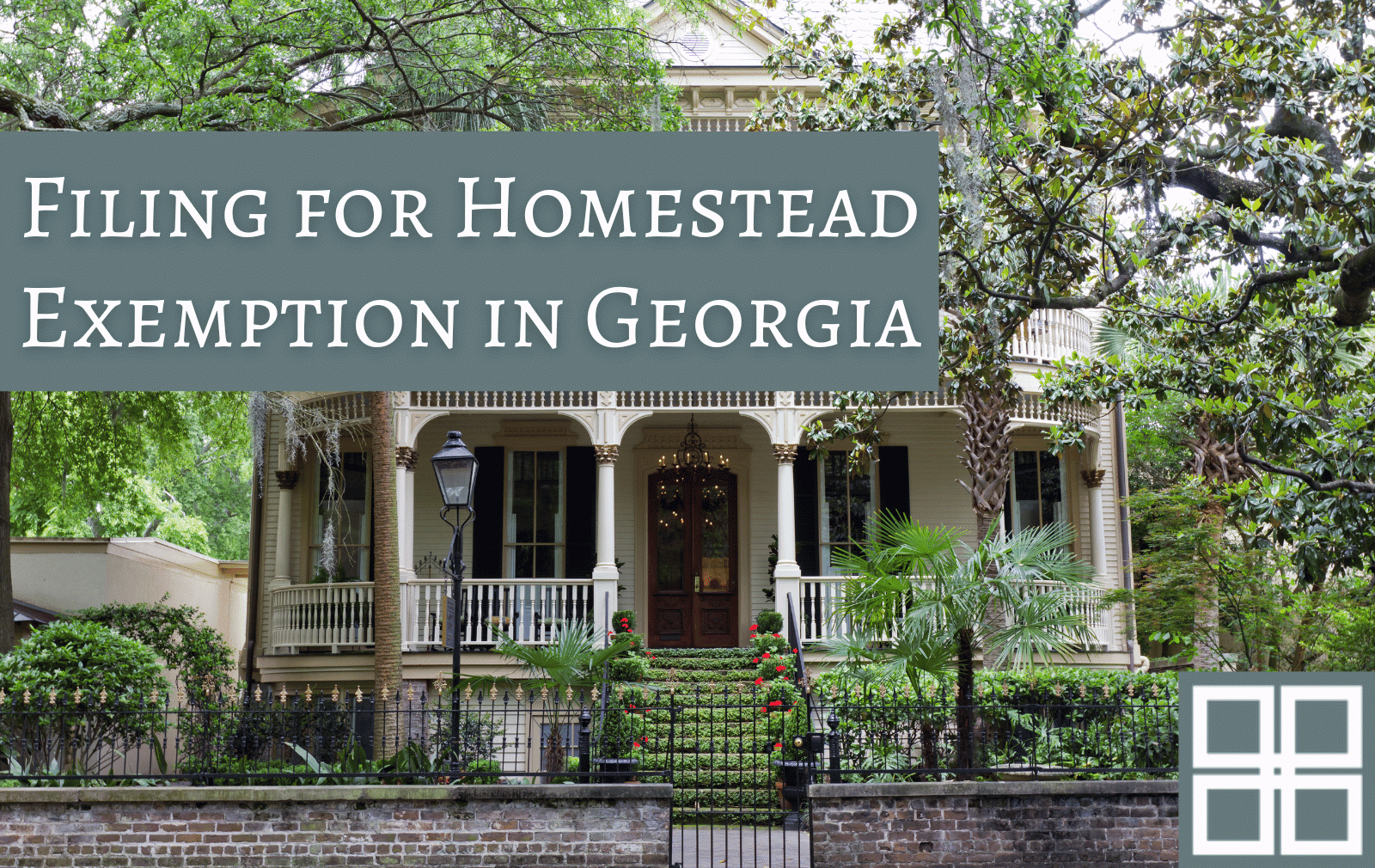 Homestead Tax Exemption Georgia