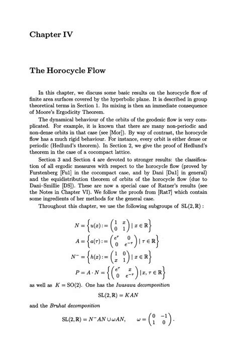 Horocycle Flow Guide: Mastering Dynamics