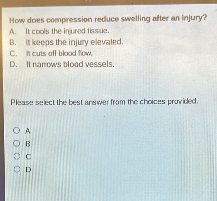 How Does Compression Reduce Swelling?