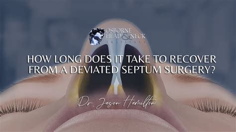 How Long Is Septum Surgery Recovery? Get Back Fast