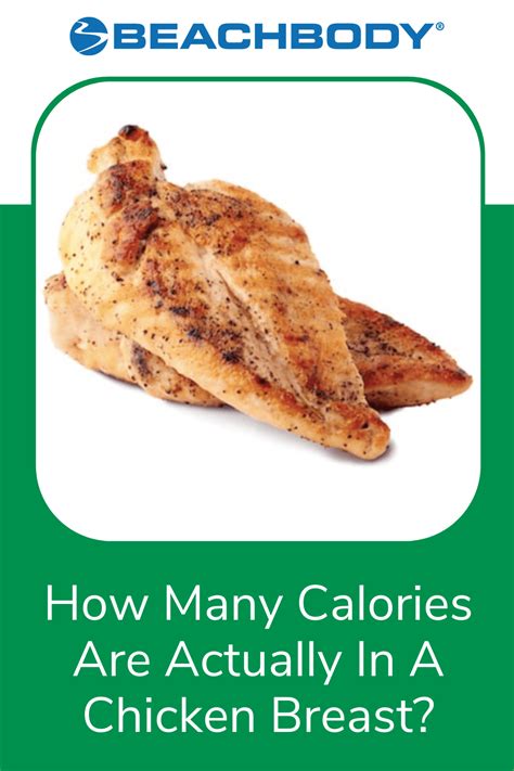 How Many Calories Are Actually In A Chicken Breast Bodi