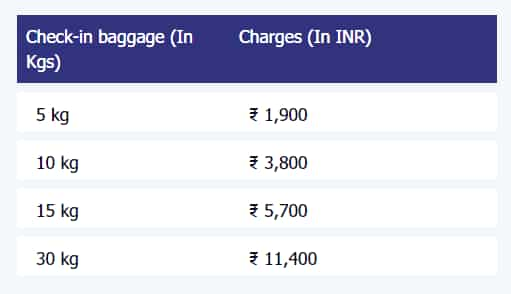 How Much Does Indigo Airlines Charge For Extra Baggage At John Herring Blog