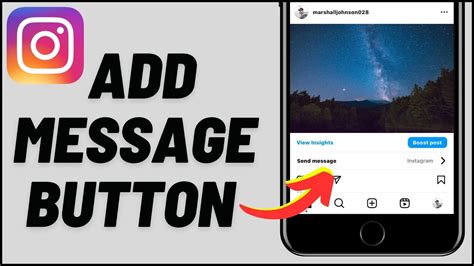 How To Add Message Button To Instagram Post 2023 Youtube