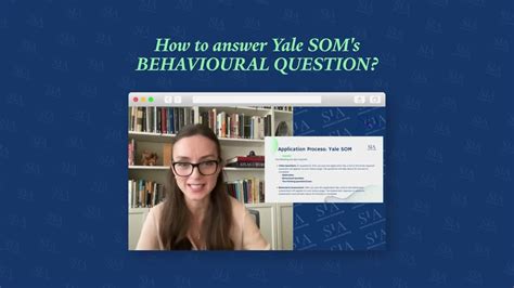 How To Answer Yale Som S Behavioural Question Youtube