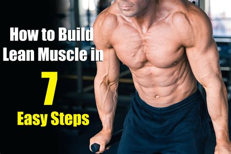 How To Build Muscle