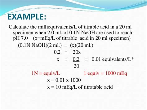 How To Calculate Meq