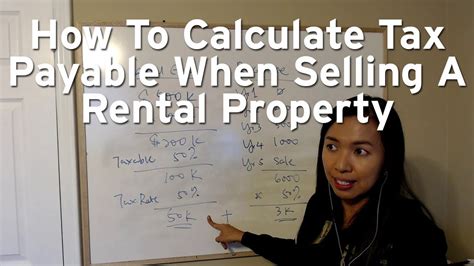 How To Calculate Tax Payable When Selling A Rental Property Youtube