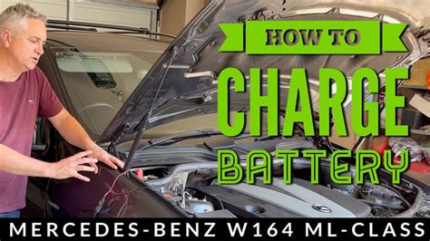 How To Charge Mercedes Ml350 W164 Battery Ml320 Ml300 Gl320 Gl350 Ml