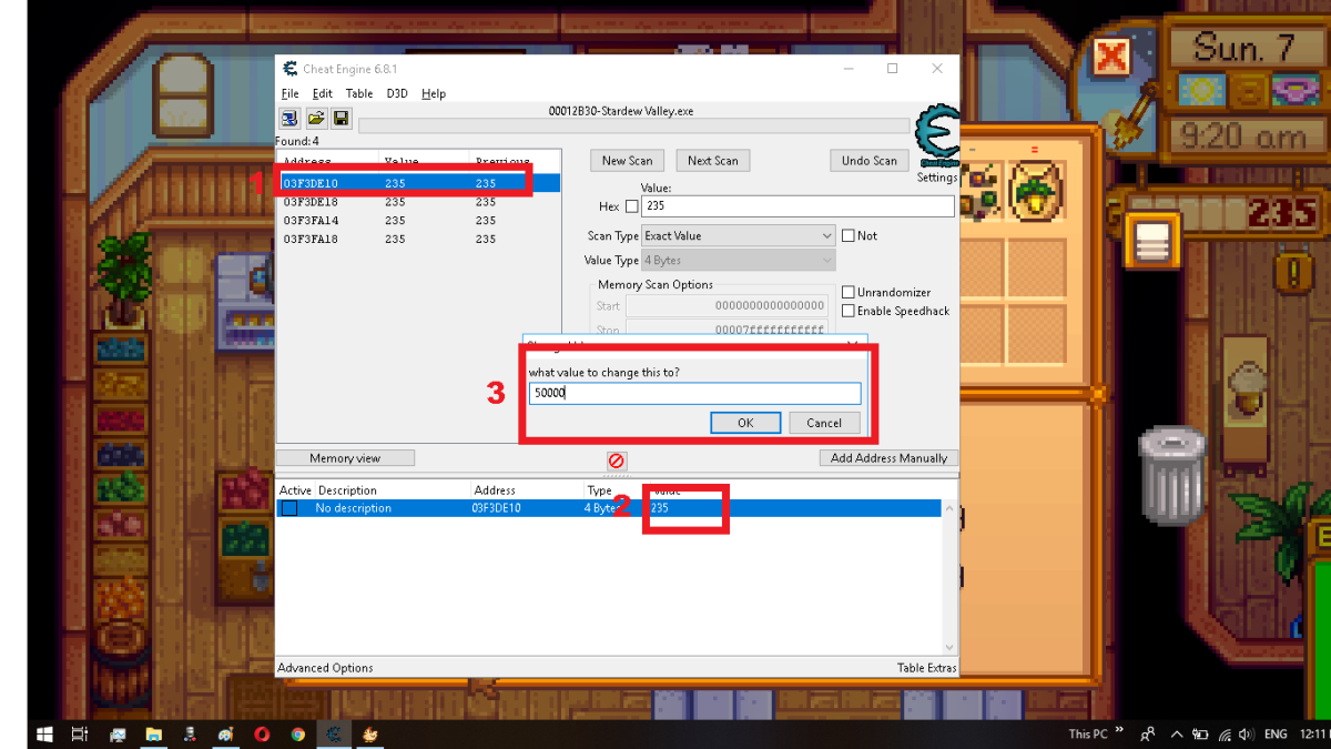 How To Cheat Gold In Stardew Valley Using Cheat Engine Levelskip