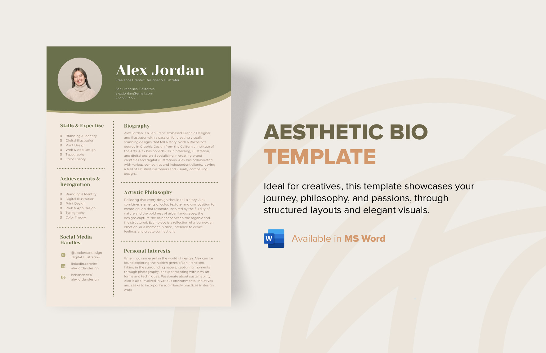 How To Create Bio Template Aesthetic? Step Guide