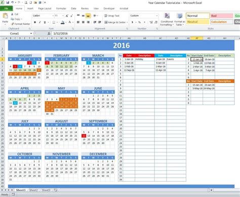 How To Create Semester Schedule In Excel