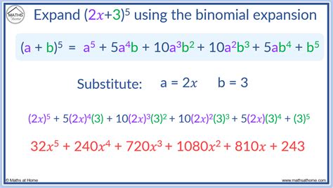 How To Do The Binomial Expansion Mathsathome Com