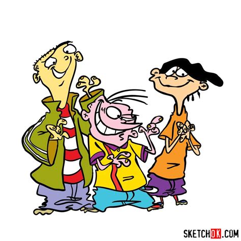 How To Draw Ed Edd And Eddy Characters Drawing Tutorials Drawing