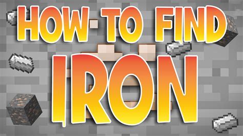 How To Find Iron In Minecraft